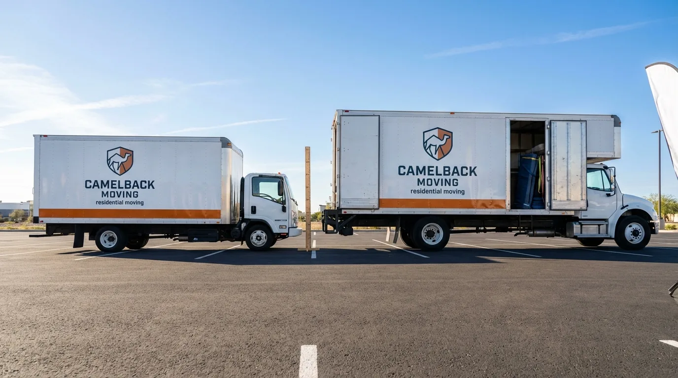 Moving truck size capacity guide in Cascade Locks